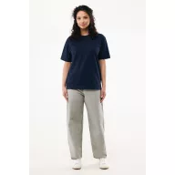   Tricou unisex, 2509E17220, iqoniq, 75x59x0.5 cm, Bumbac, Albastru navy, L