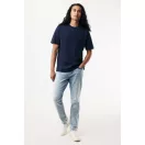 Tricou unisex, 2509E17224, iqoniq, 65x50x0.5 cm, Bumbac, Albastru navy, XS