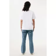   Tricou unisex, 2509E17237, iqoniq, 81x70x0.5 cm, Bumbac, Alb, 3XL