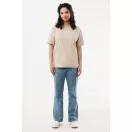 Tricou unisex, 2509E17192, iqoniq, 75x59x0.5 cm, Bumbac, Bej dessert, L