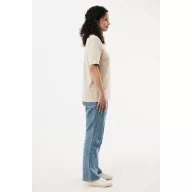   Tricou unisex, 2509E17196, iqoniq, 65x50x0.5 cm, Bumbac, Bej dessert, XS