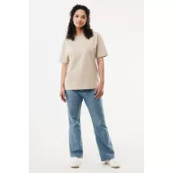   Tricou unisex, 2509E17197, iqoniq, 79x66x0.5 cm, Bumbac, Bej dessert, XXL