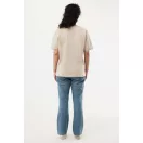 Tricou unisex, 2509E17198, iqoniq, 62x48x0.5 cm, Bumbac, Bej dessert, XXS