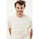 Tricou unisex, 2509E17216, iqoniq, 62x48x0.5 cm, Bumbac, Crem, XXS