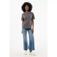   Tricou unisex, 2509E17175, iqoniq, 73x56x0.5 cm, Bumbac, Gri antracit, M
