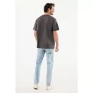 Tricou unisex, 2509E17176, iqoniq, 69x52x0.5 cm, Bumbac, Gri antracit, S