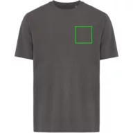   Tricou unisex, 2509E17176, iqoniq, 69x52x0.5 cm, Bumbac, Gri antracit, S