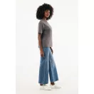 Tricou unisex, 2509E17178, iqoniq, 65x50x0.5 cm, Bumbac, Gri antracit, XS