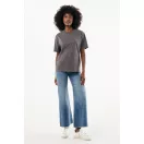 Tricou unisex, 2509E17179, iqoniq, 79x66x0.5 cm, Bumbac, Gri antracit, XXL