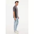 Tricou unisex, 2509E17180, iqoniq, 62x48x0.5 cm, Bumbac, Gri antracit, XXS