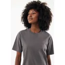 Tricou unisex, 2509E17181, iqoniq, 81x70x0.5 cm, Bumbac, Gri antracit, 3XL