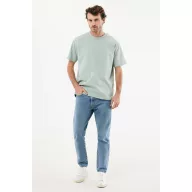   Tricou unisex, 2509E17202, iqoniq, 69x52x0.5 cm, Bumbac, Verde ice, S
