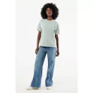 Tricou unisex, 2509E17203, iqoniq, 77x62x0.5 cm, Bumbac, Verde ice, XL