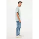 Tricou unisex, 2509E17205, iqoniq, 79x66x0.5 cm, Bumbac, Verde ice, XXL