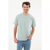   Tricou unisex, 2509E17205, iqoniq, 79x66x0.5 cm, Bumbac, Verde ice, XXL