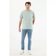   Tricou unisex, 2509E17206, iqoniq, 62x48x0.5 cm, Bumbac, Verde ice, XXS