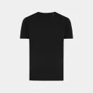Tricou cu maneca scurta, la baza gatului, Casual, Unisex, iqoniq, 2410E19142, Bumbac, Negru, XL