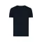 Tricou cu maneca scurta, la baza gatului, Casual, Unisex, iqoniq, 2410E19282, Bumbac, Albastru navy, L