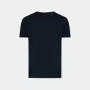Tricou cu maneca scurta, la baza gatului, Casual, Unisex, iqoniq, 2410E19282, Bumbac, Albastru navy, L