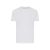 Tricou cu maneca scurta, la baza gatului, Casual, Unisex, iqoniq, 2410E19305, Bumbac, Alb recycled, 5XL