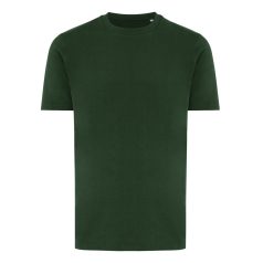 Tricou, Unisex, 2502E10386, iqoniq, Bumbac, Verde forest, XS