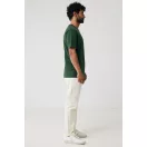 Tricou, Unisex, 2502E10388, iqoniq, Bumbac, Verde forest, XXS
