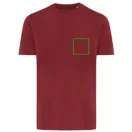 Tricou cu maneca scurta, la baza gatului, Casual, Unisex, iqoniq, 2410E19178, Bumbac, Crem dessert, L