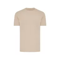  Tricou cu maneca scurta, la baza gatului, Casual, Unisex, iqoniq, 2410E19181, Bumbac, Crem dessert, XL