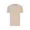 Tricou cu maneca scurta, la baza gatului, Casual, Unisex, iqoniq, 2410E19181, Bumbac, Crem dessert, XL