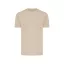 Tricou cu maneca scurta, la baza gatului, Casual, Unisex, iqoniq, 2410E19181, Bumbac, Crem dessert, XL