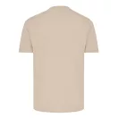 Tricou cu maneca scurta, la baza gatului, Casual, Unisex, iqoniq, 2410E19181, Bumbac, Crem dessert, XL