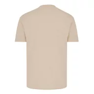   Tricou cu maneca scurta, la baza gatului, Casual, Unisex, iqoniq, 2410E19181, Bumbac, Crem dessert, XL