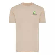   Tricou cu maneca scurta, la baza gatului, Casual, Unisex, iqoniq, 2410E19181, Bumbac, Crem dessert, XL