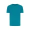 Tricou cu maneca scurta, la baza gatului, Casual, Unisex, iqoniq, 2410E19340, Bumbac, Verde verdigris, XL