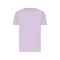 Tricou cu maneca scurta, la baza gatului, Casual, Unisex, iqoniq, 2410E19212, Bumbac, Violet lavender, L