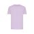 Tricou cu maneca scurta, la baza gatului, Casual, Unisex, iqoniq, 2410E19215, Bumbac, Violet lavender, XL