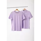 Tricou, Unisex, 2502E10390, iqoniq, Bumbac, Violet lavender, XXS