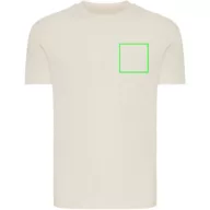   Tricou unisex, 2509E17062, iqoniq, 83x76x0.5 cm, Bumbac, Crem, 5XL