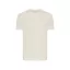 Tricou cu maneca scurta, la baza gatului, Casual, Unisex, iqoniq, 2410E19278, Bumbac, Crem natur, XXL