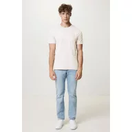 Tricou, Unisex, 2502E10392, iqoniq, Bumbac, Crem natur, XXS