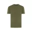 Tricou cu maneca scurta, la baza gatului, Casual, Unisex, iqoniq, 2410E19207, Bumbac, Kaki, XL