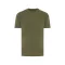 Tricou cu maneca scurta, la baza gatului, Casual, Unisex, iqoniq, 2410E19209, Bumbac, Kaki, XXL
