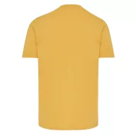   Tricou cu maneca scurta, la baza gatului, Casual, Unisex, iqoniq, 2410E19293, Bumbac, Galben ochre, XS