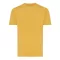 Tricou unisex, 2509E17063, iqoniq, 61x44x1 cm, Bumbac, Galben ochre, XXS