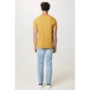 Tricou unisex, 2509E17063, iqoniq, 61x44x1 cm, Bumbac, Galben ochre, XXS