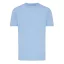 Tricou cu maneca scurta, la baza gatului, Casual, Unisex, iqoniq, 2410E19334, Bumbac, Portocaliu sky, XXL