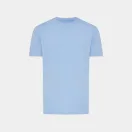 Tricou cu maneca scurta, la baza gatului, Casual, Unisex, iqoniq, 2410E19334, Bumbac, Portocaliu sky, XXL