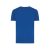 Tricou cu maneca scurta, la baza gatului, Casual, Unisex, iqoniq, 2410E19321, Bumbac, Albastru royal, L