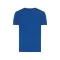 Tricou cu maneca scurta, la baza gatului, Casual, Unisex, iqoniq, 2410E19326, Bumbac, Albastru royal, XXL