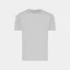 Tricou cu maneca scurta, la baza gatului, Casual, Unisex, iqoniq, 2410E19250, Bumbac, Gri light, 5XL